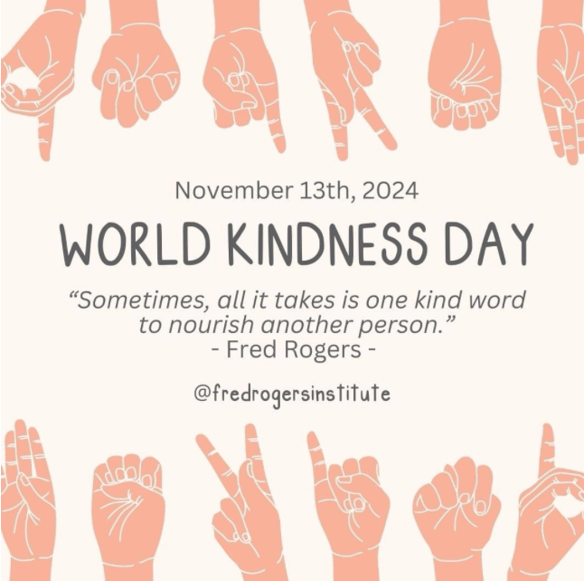 It’s World Kindness&nbsp;Day!